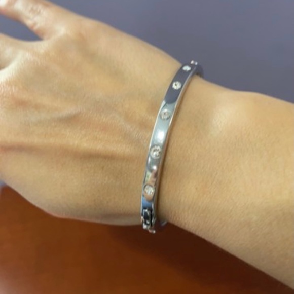 Kate Spade like new Bangle with Crystals - Picture 3 of 3